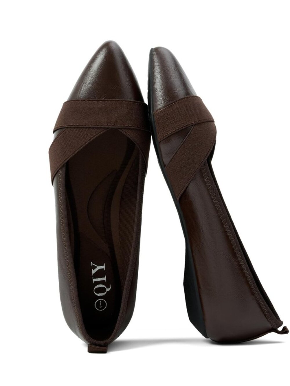 Women's Pointed Toe Flats Slip On Comfortable Dress Shoes